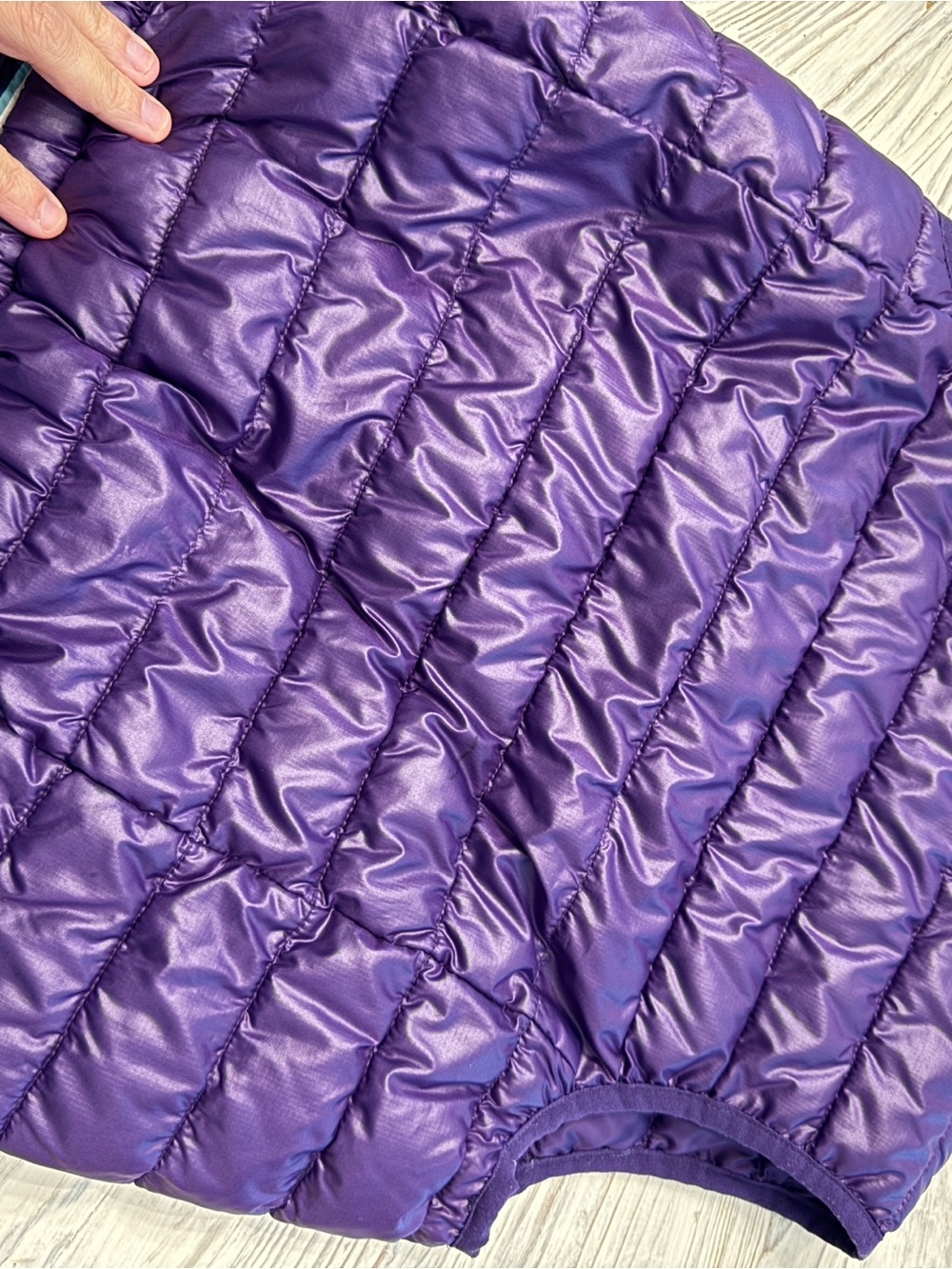 Primary Quilted Puffer Vest - Purple